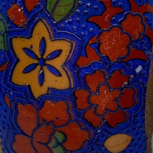 Vintage Mid Century Chinese Porcelain Hand Painted SATSUMA Egg - Picture 8 of 9